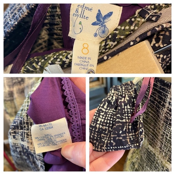 Anthro Edme & Esyllte Wythes Strapless Dress - Picture 14 of 14